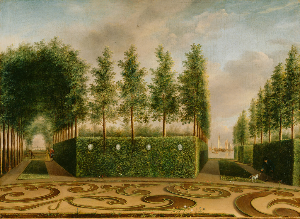 A Formal Garden, Janson, 1766